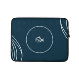 Piranha Profits Waves Laptop Sleeve (Navy)
