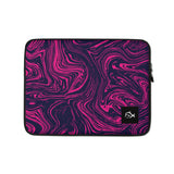 Piranha Profits Waves Laptop Sleeve (Magenta)