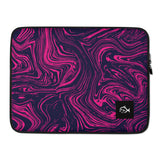 Piranha Profits Waves Laptop Sleeve (Magenta)