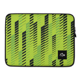 Piranha Profits Abstract Laptop Sleeve (Green)