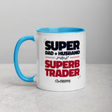 Super Dad, Super Husband, Superb Trader Mug