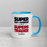 Super Dad, Super Husband, Superb Trader Mug